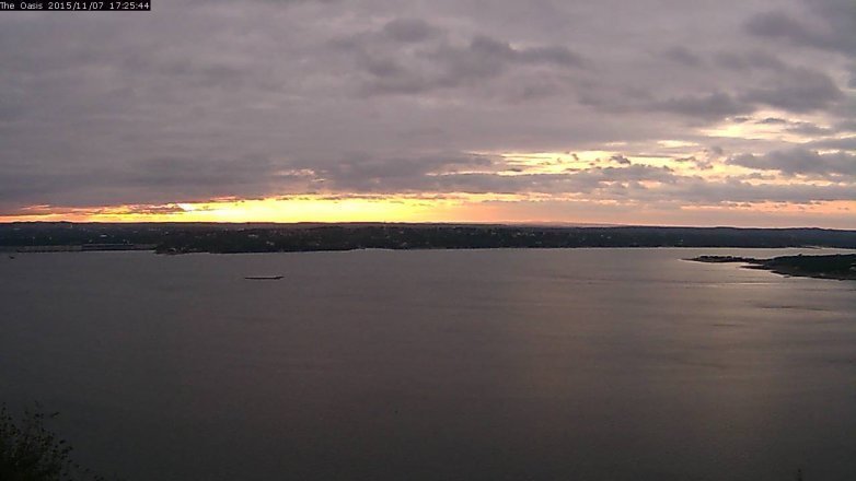 Lake Travis webcam, November 7, 2015 4:30 PM CT