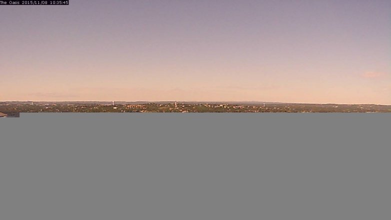 Lake Travis webcam, November 8, 2015 9:40 AM CT