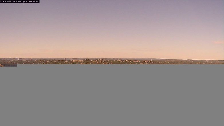 Lake Travis webcam, November 8, 2015 9:45 AM CT