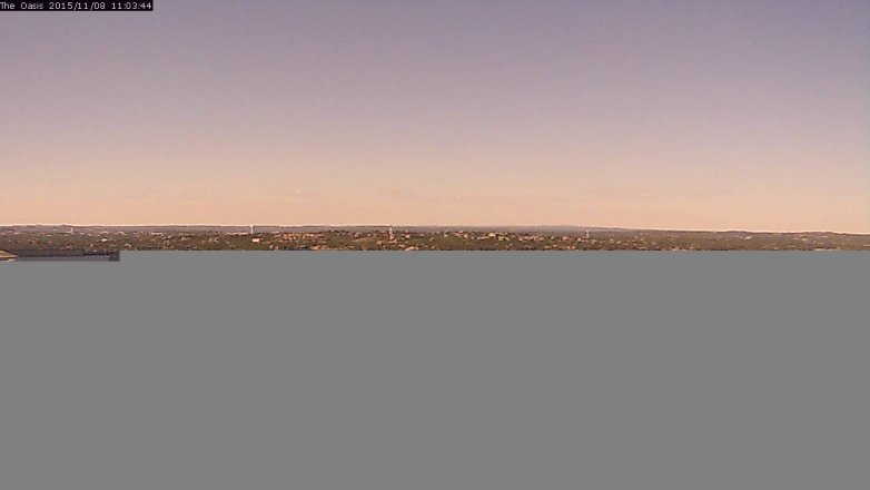 Lake Travis webcam, November 8, 2015 10:10 AM CT