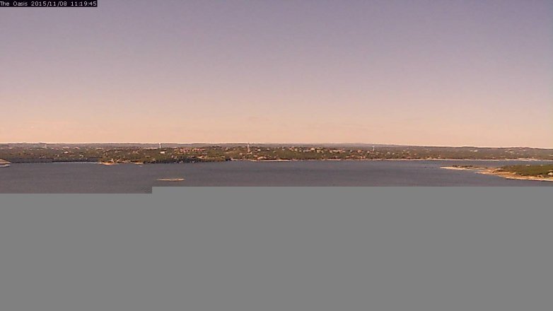Lake Travis webcam, November 8, 2015 10:25 AM CT