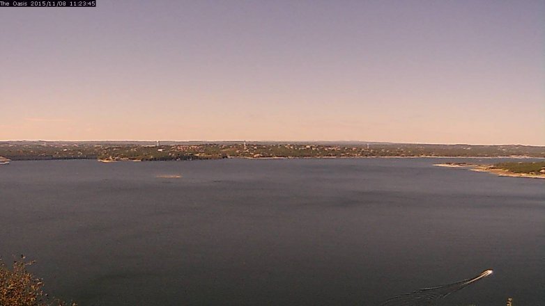 Lake Travis webcam, November 8, 2015 10:30 AM CT