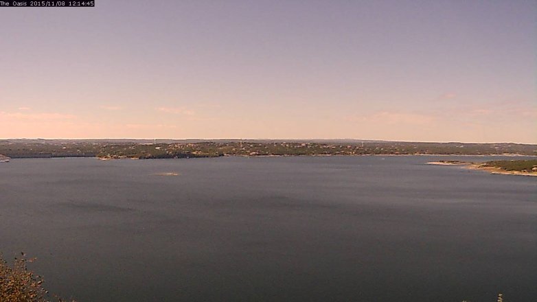 Lake Travis webcam, November 8, 2015 11:20 AM CT