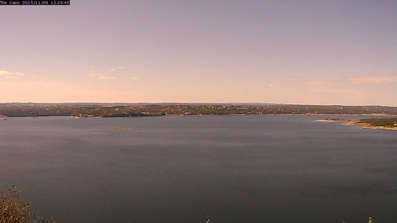Lake Travis webcam, November 8, 2015 11:35 AM CT