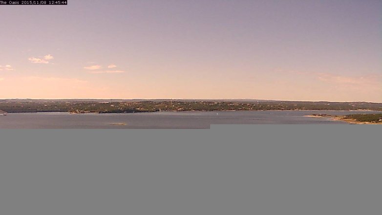Lake Travis webcam, November 8, 2015 11:50 AM CT