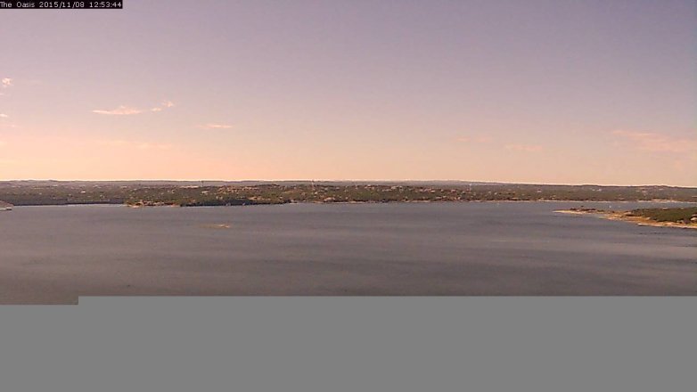 Lake Travis webcam, November 8, 2015 12:00 PM CT