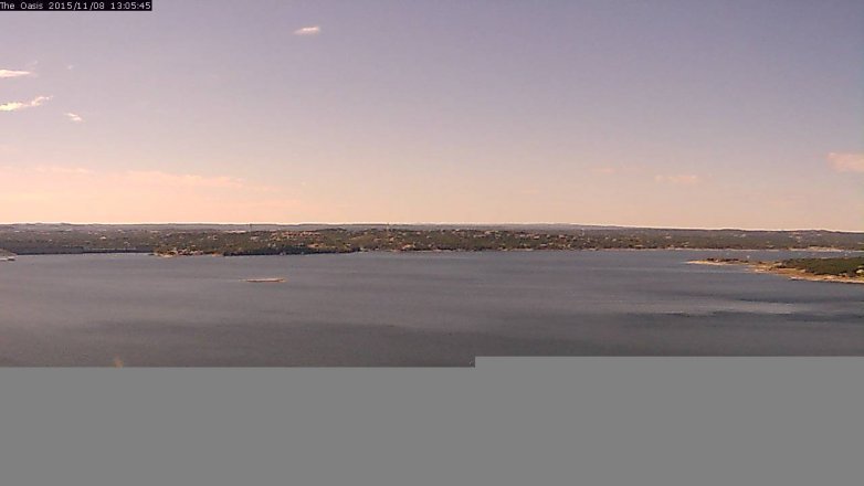 Lake Travis webcam, November 8, 2015 12:10 PM CT