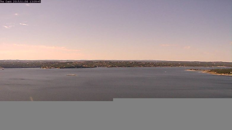 Lake Travis webcam, November 8, 2015 12:15 PM CT