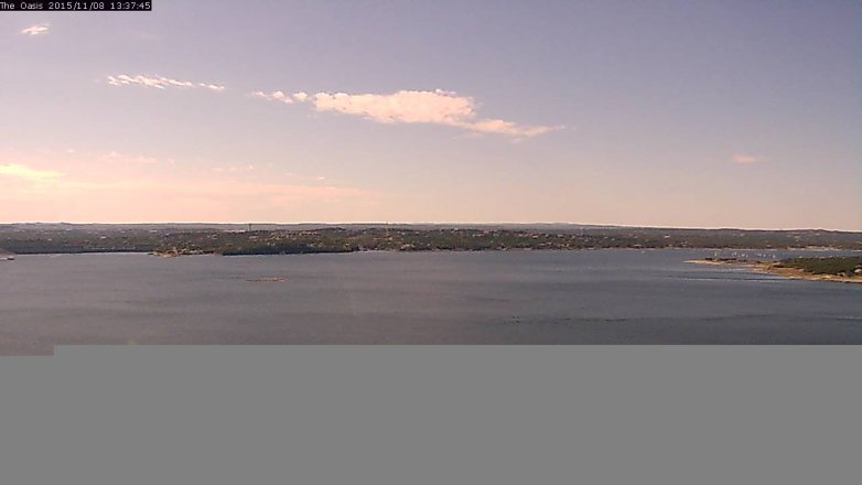 Lake Travis webcam, November 8, 2015 12:45 PM CT