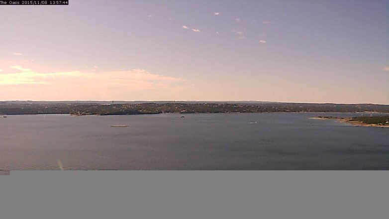 Lake Travis webcam, November 8, 2015 1:05 PM CT