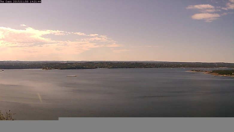 Lake Travis webcam, November 8, 2015 1:30 PM CT