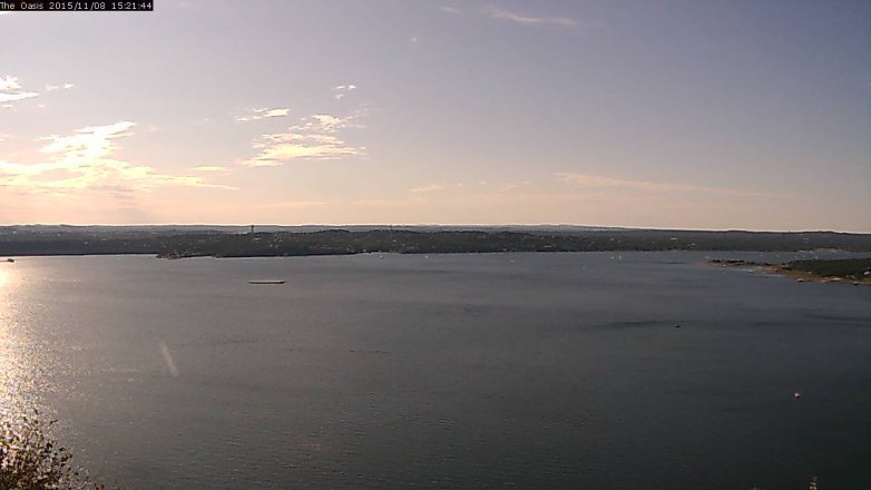 Lake Travis webcam, November 8, 2015 2:30 PM CT