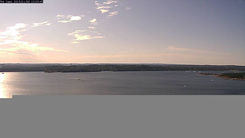 Lake Travis webcam, November 8, 2015 2:35 PM CT