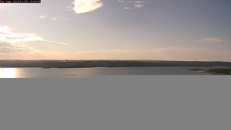Lake Travis webcam, November 8, 2015 2:55 PM CT