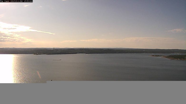 Lake Travis webcam, November 8, 2015 3:00 PM CT