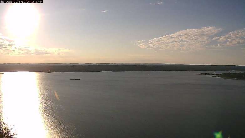 Lake Travis webcam, November 8, 2015 3:45 PM CT
