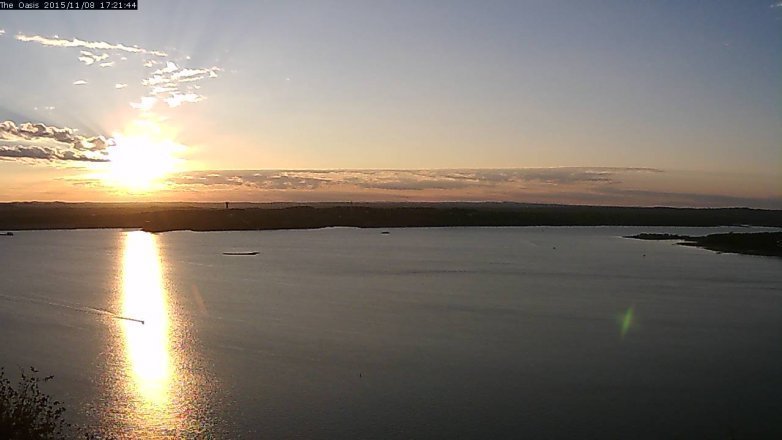 Lake Travis webcam, November 8, 2015 4:30 PM CT