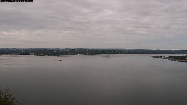 Lake Travis webcam, November 9, 2015 10:35 AM CT