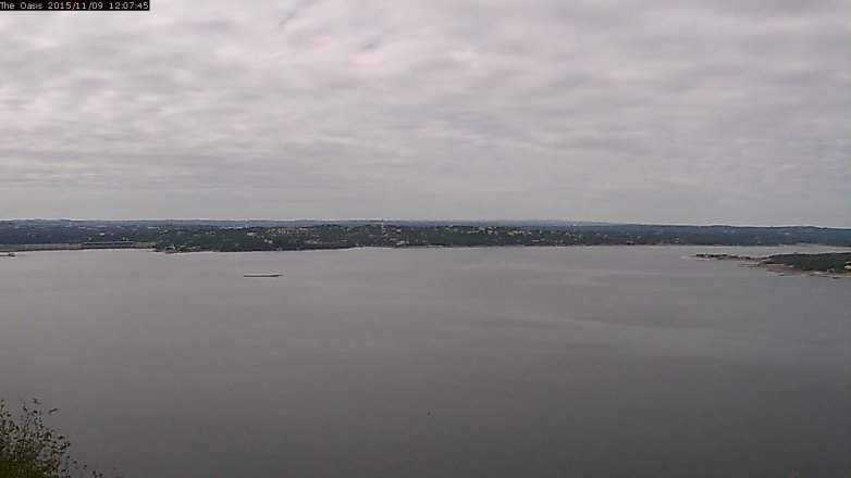 Lake Travis webcam, November 9, 2015 11:15 AM CT