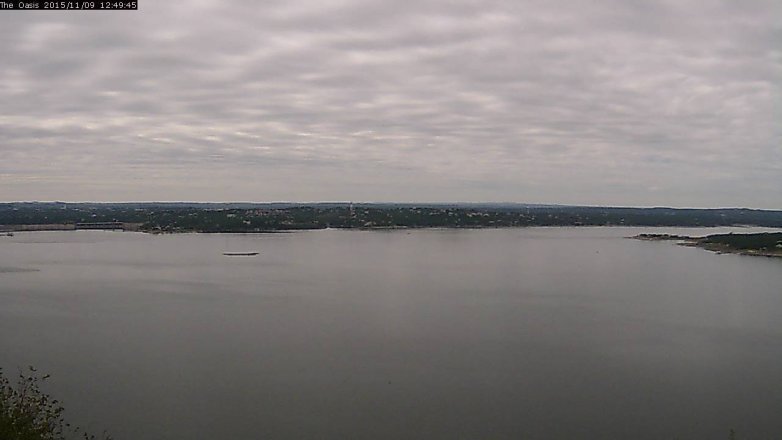 Lake Travis webcam, November 9, 2015 11:55 AM CT