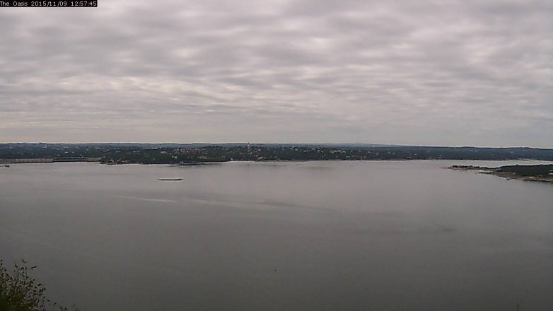 Lake Travis webcam, November 9, 2015 12:05 PM CT