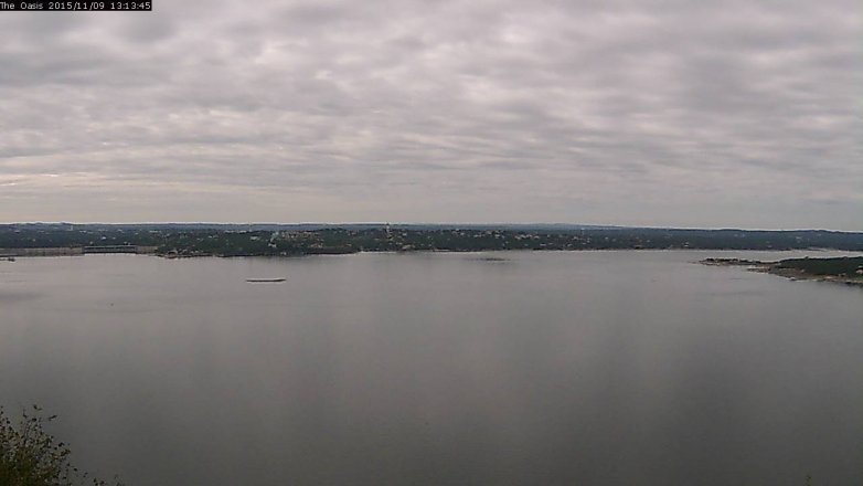 Lake Travis webcam, November 9, 2015 12:20 PM CT