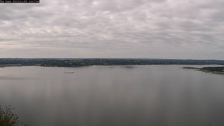 Lake Travis webcam, November 9, 2015 12:25 PM CT