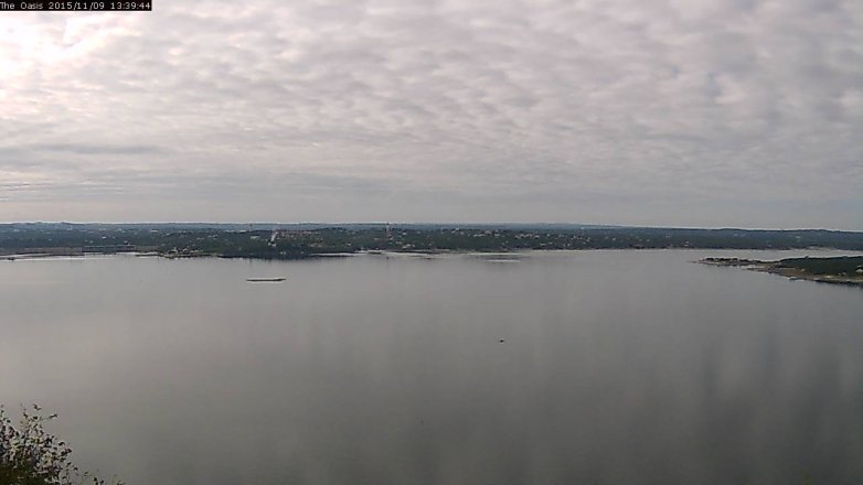 Lake Travis webcam, November 9, 2015 12:45 PM CT