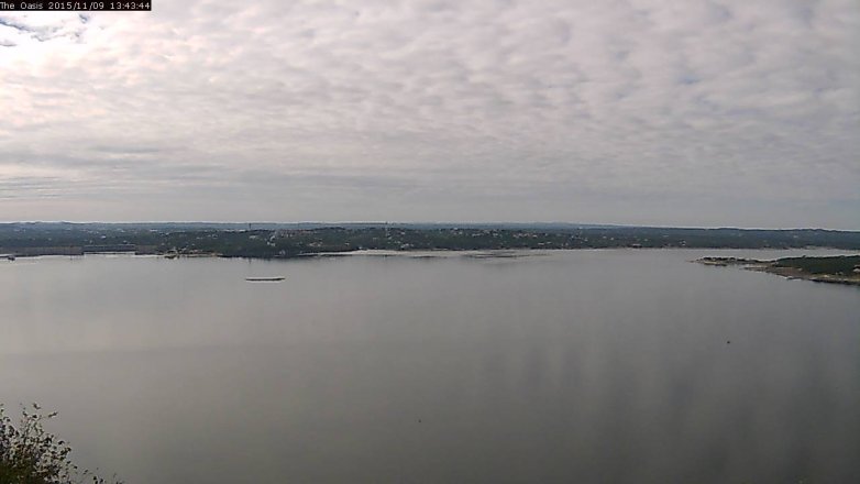 Lake Travis webcam, November 9, 2015 12:50 PM CT