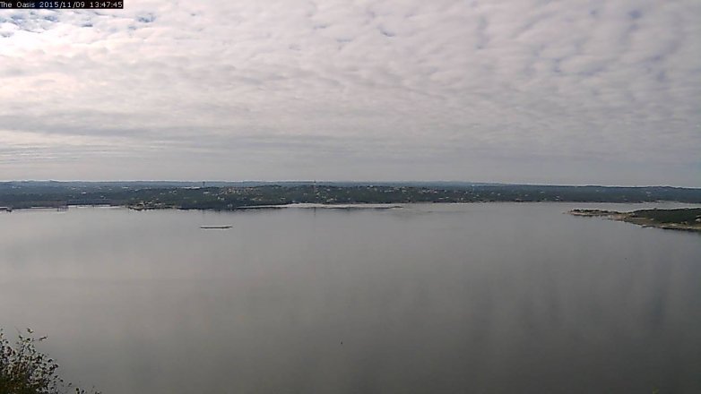 Lake Travis webcam, November 9, 2015 12:55 PM CT