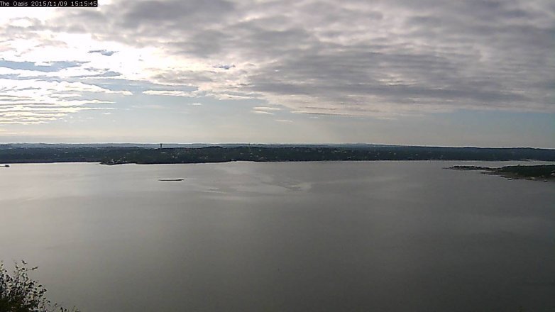 Lake Travis webcam, November 9, 2015 2:25 PM CT
