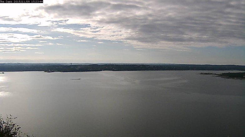Lake Travis webcam, November 9, 2015 2:30 PM CT