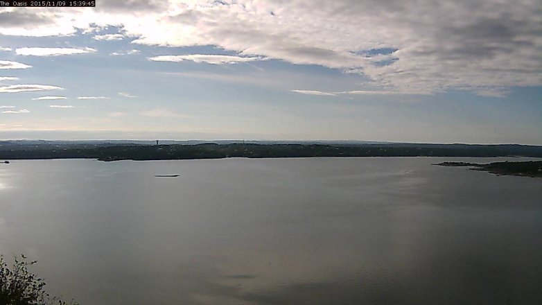 Lake Travis webcam, November 9, 2015 2:45 PM CT