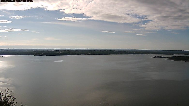 Lake Travis webcam, November 9, 2015 2:50 PM CT