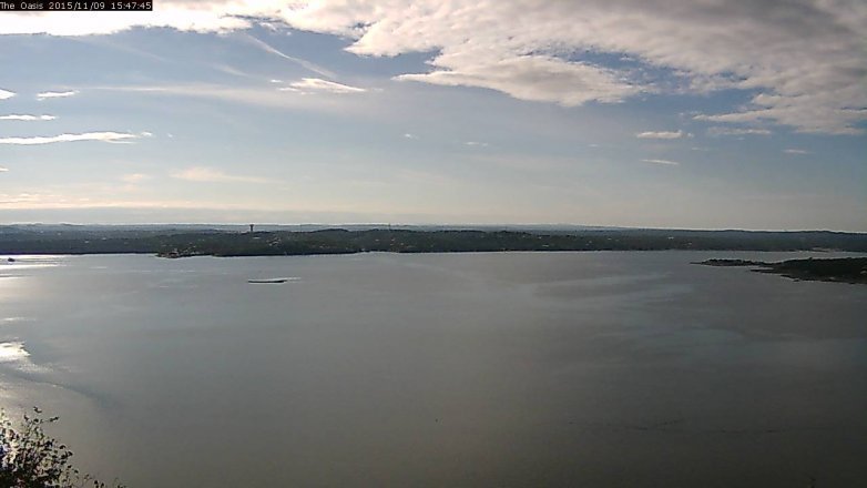 Lake Travis webcam, November 9, 2015 2:55 PM CT