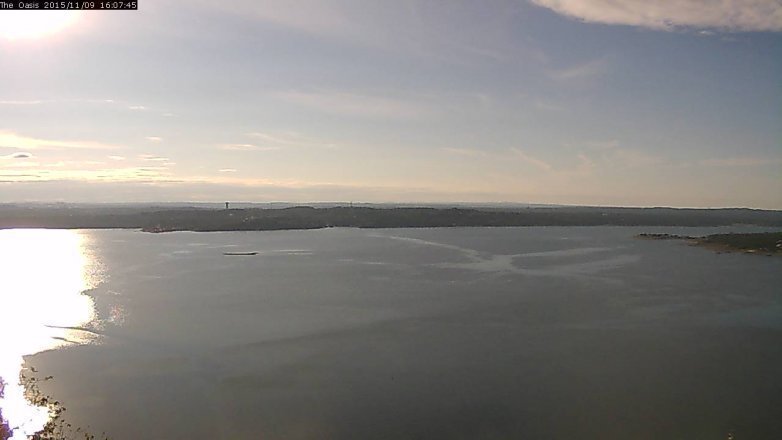 Lake Travis webcam, November 9, 2015 3:15 PM CT