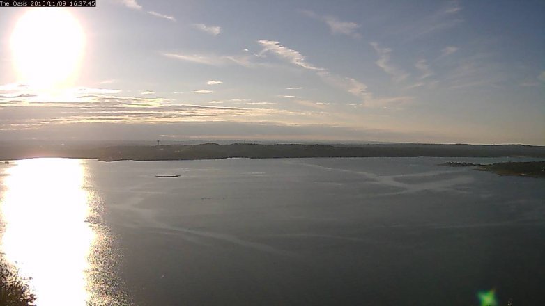 Lake Travis webcam, November 9, 2015 3:45 PM CT