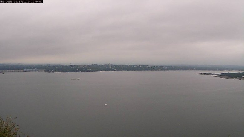 Lake Travis webcam, November 10, 2015 9:50 AM CT