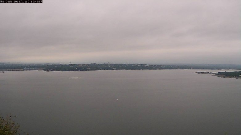 Lake Travis webcam, November 10, 2015 10:00 AM CT