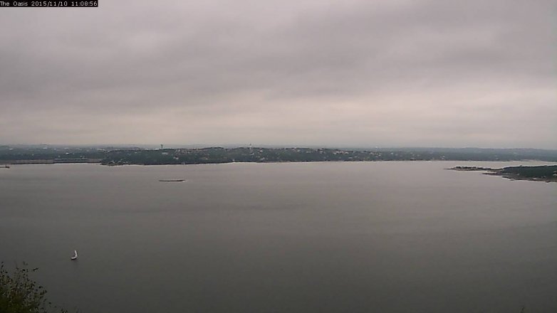 Lake Travis webcam, November 10, 2015 10:15 AM CT