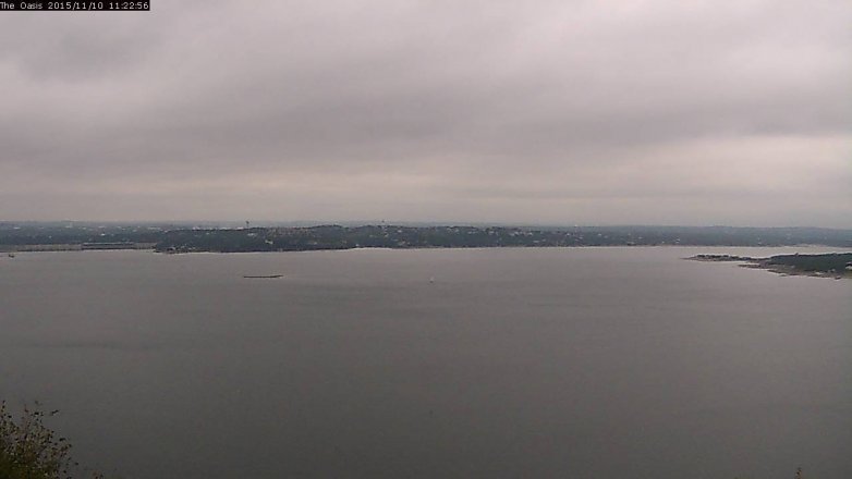 Lake Travis webcam, November 10, 2015 10:30 AM CT