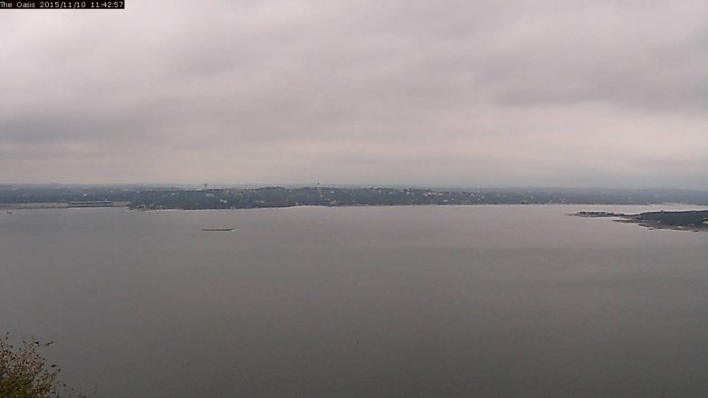 Lake Travis webcam, November 10, 2015 10:50 AM CT