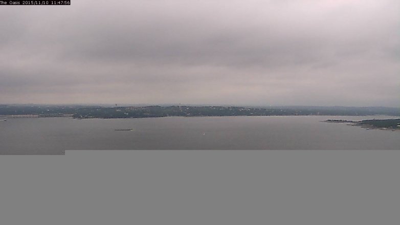 Lake Travis webcam, November 10, 2015 10:55 AM CT