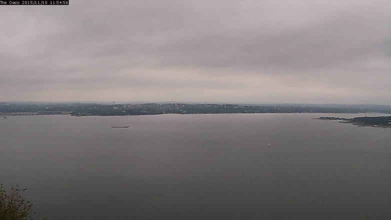 Lake Travis webcam, November 10, 2015 11:00 AM CT