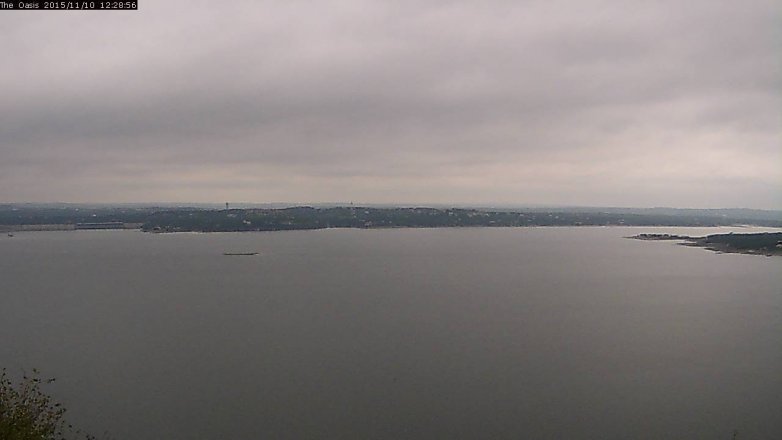 Lake Travis webcam, November 10, 2015 11:35 AM CT
