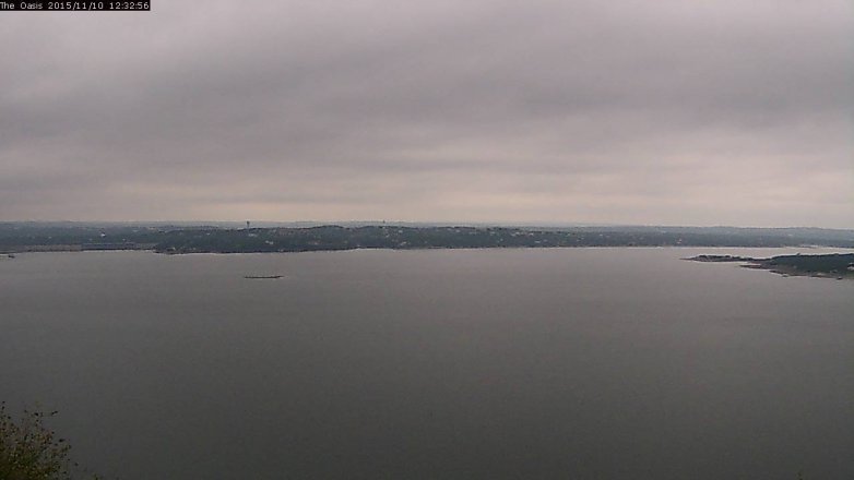 Lake Travis webcam, November 10, 2015 11:40 AM CT