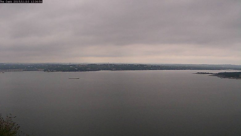 Lake Travis webcam, November 10, 2015 11:45 AM CT