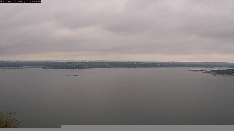Lake Travis webcam, November 10, 2015 11:50 AM CT