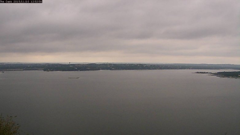 Lake Travis webcam, November 10, 2015 12:00 PM CT