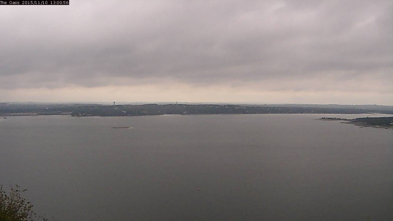 Lake Travis webcam, November 10, 2015 12:10 PM CT
